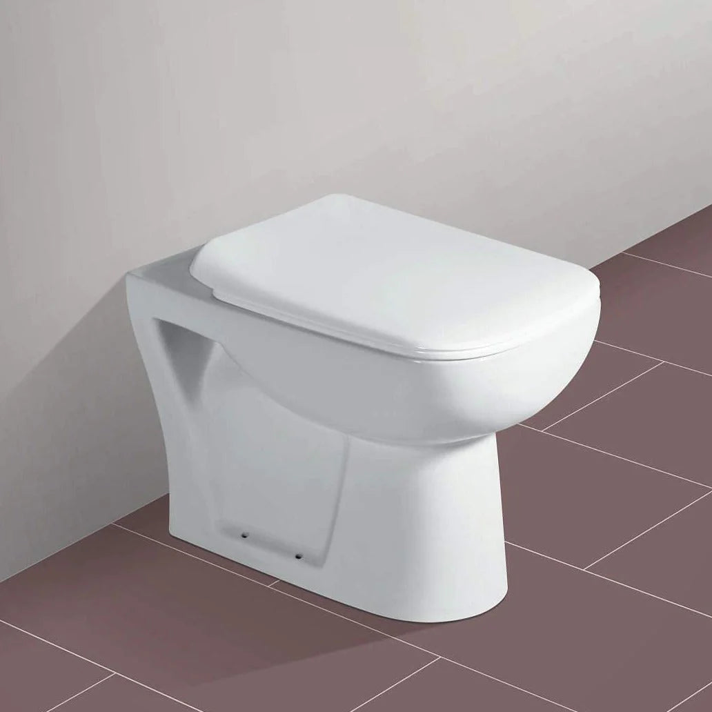 InArt Ceramic Floor Mounted European Western Water Closet Toilet Commode EWC P Trap Set - InArt-Studio