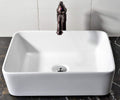 InArt Ceramic Counter or Table Top Wash Basin White 48x38 CM - InArt-Studio