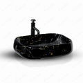 InArt Modern Table Top Wash Basin 56 x 42 CM Marble Black Design - InArt-Studio