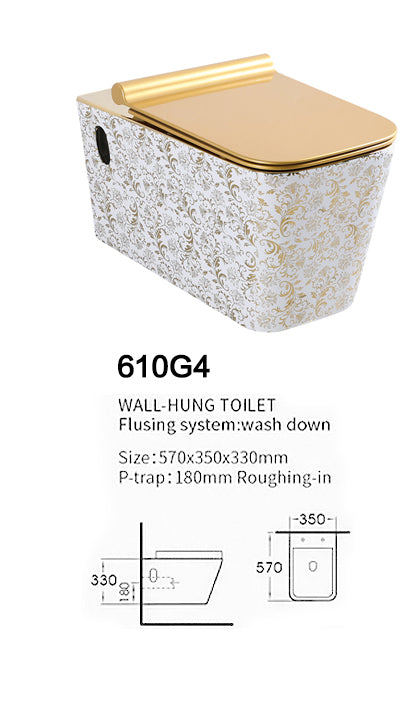 inart gold European Commode for Bathrooms