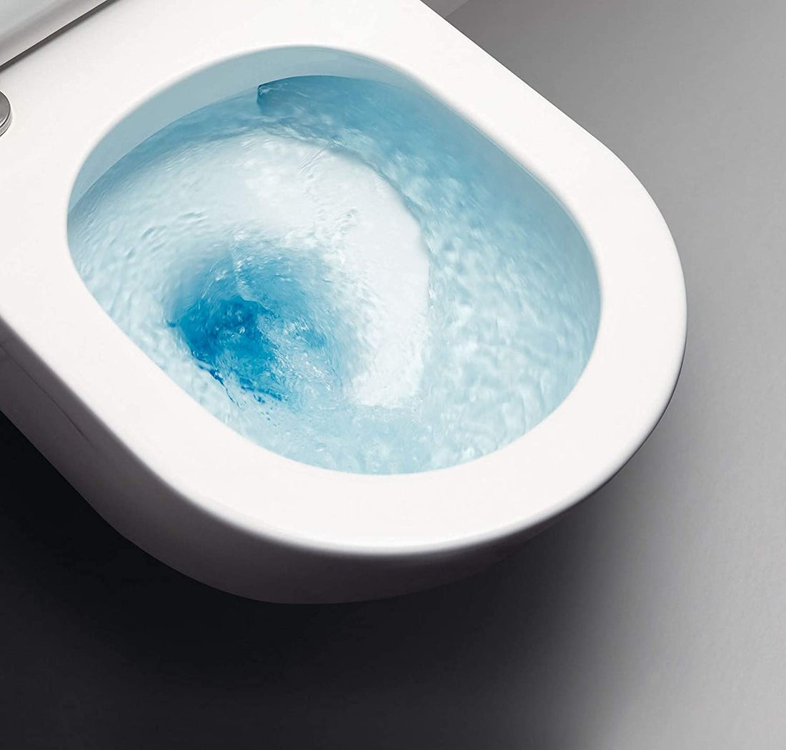 rimless western wall hung toilet commode by inart