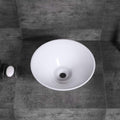 InArt Ceramic Counter or Table Top Wash Basin 38x38 CM White Color - InArt-Studio