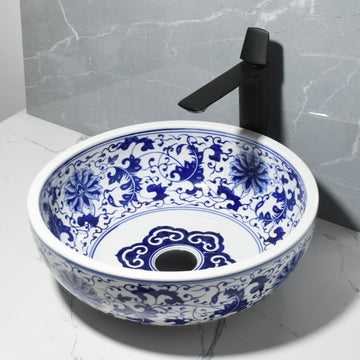 InArt Modern Table Top Wash Basin 41 x 41 CM Moroccan Design - InArt-Studio