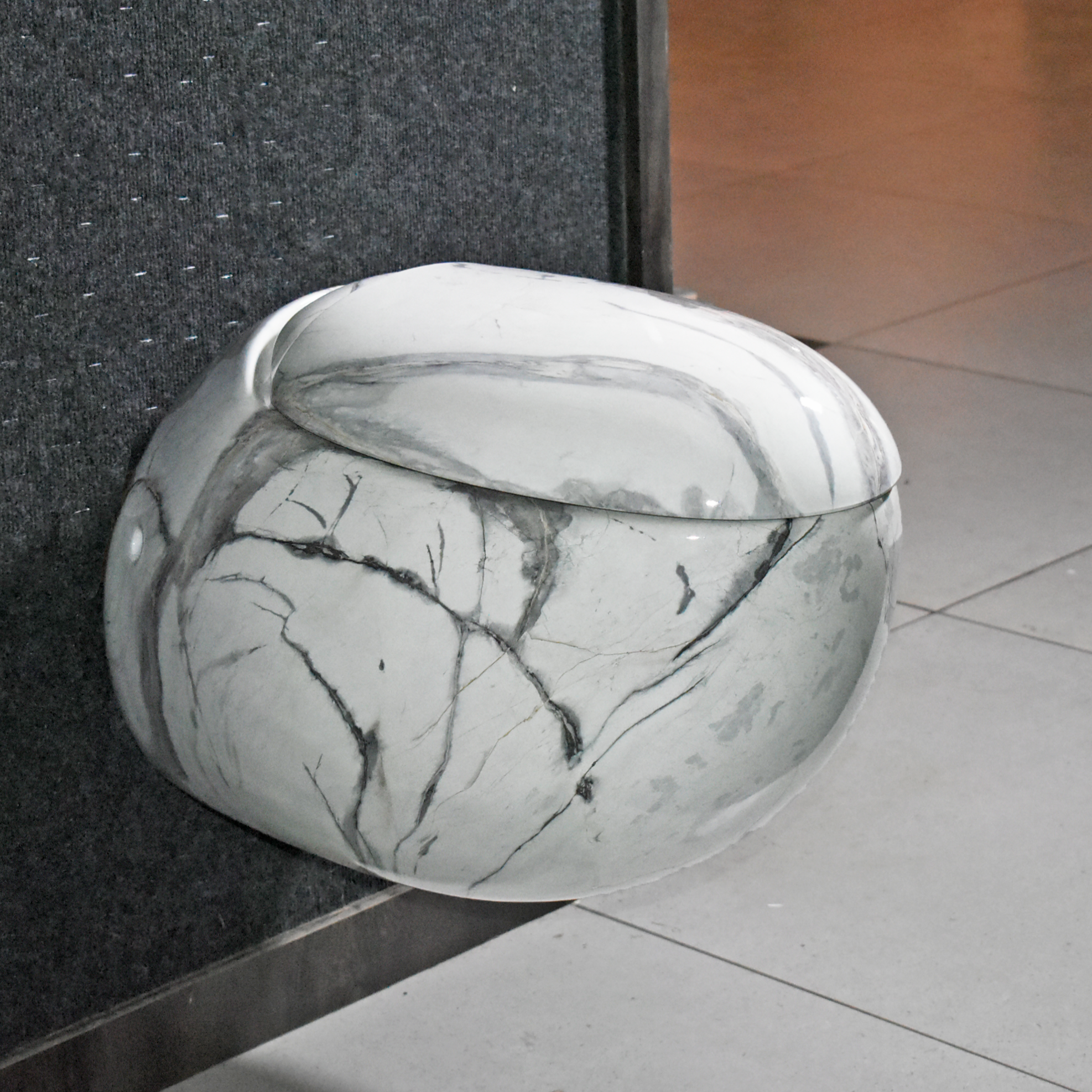 inart marble finish wall hung toilet wall mount toilet commode