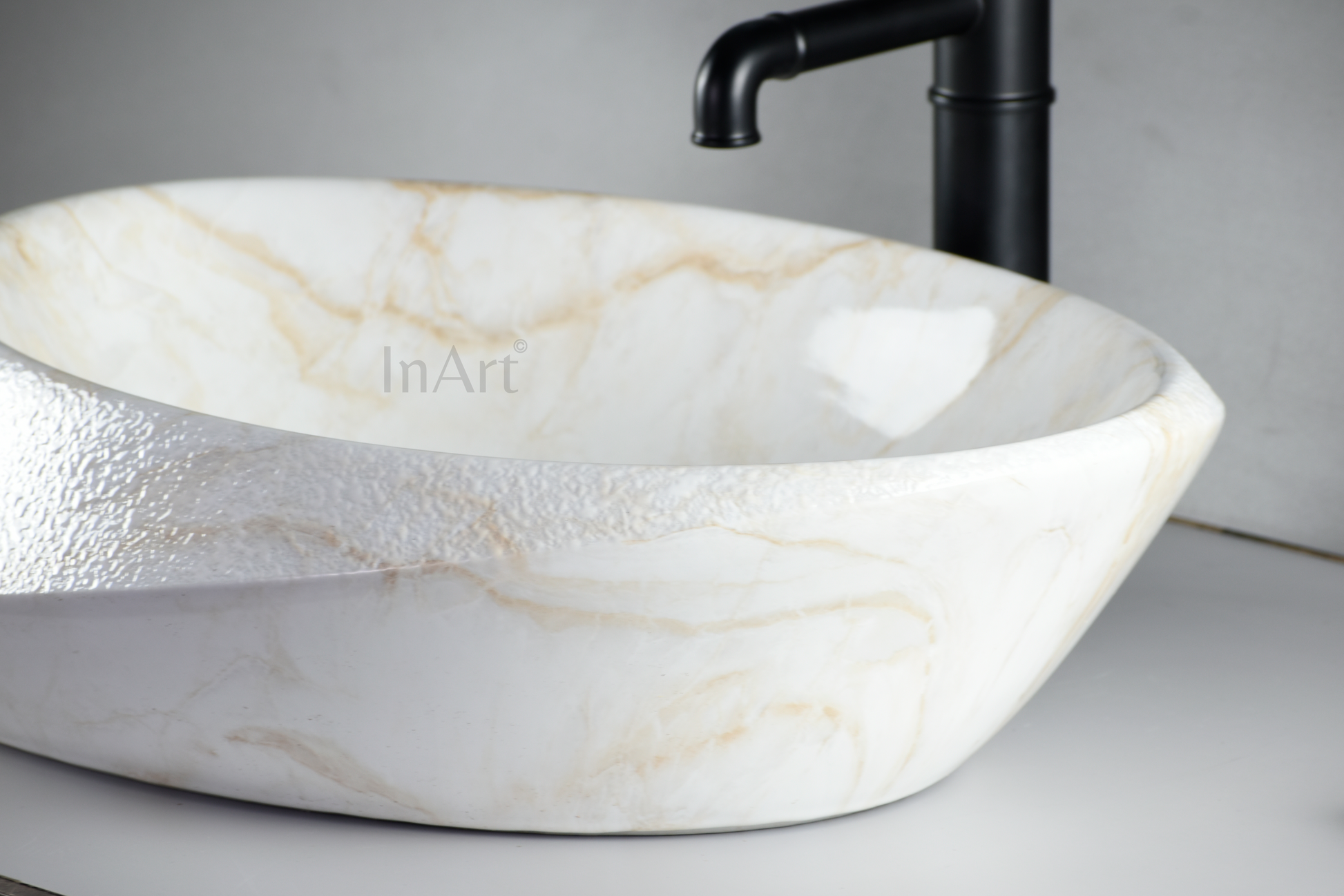InArt Table Top Wash Basin Design 60 x 40 CM Marble - InArt-Studio