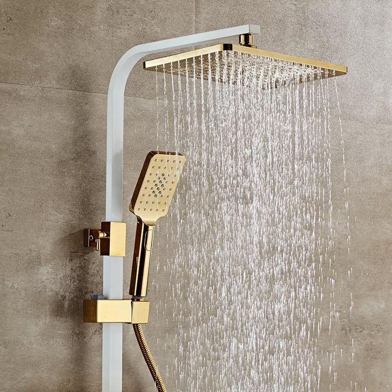 InArt Rainfall Shower Panel Faucets Set Wall Mounted Rain Shower