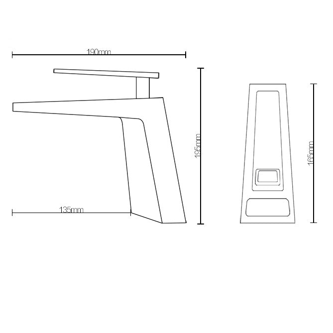 InArt Single Lever Basin Mixer Taps for Bathroom Brass Black Gold - InArt-Studio