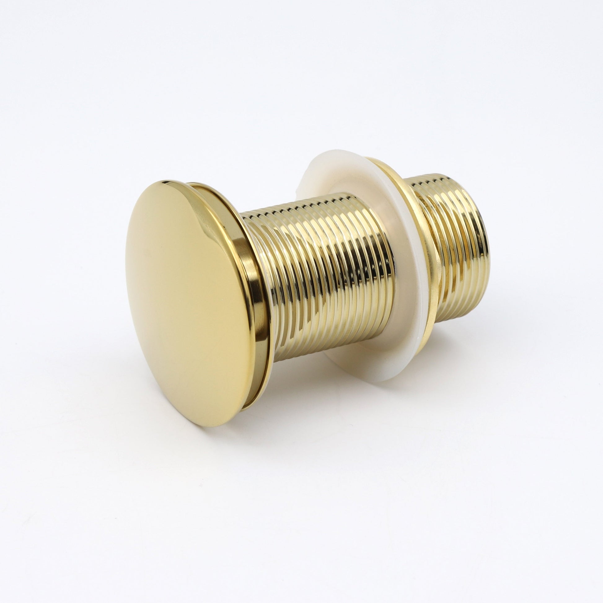 InArt Brass Full Threaded Pop Up Waste Coupling 32 MM 5", Brass Top (Gold) - InArt-Studio