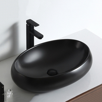 inart black wash basin table top