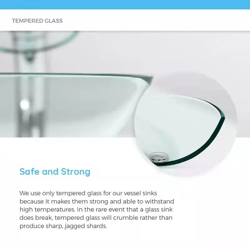 InArt Modern Glass Table Top Wash Basin 34x34 CM Gold Color Crystal Diamond Design - InArt-Studio