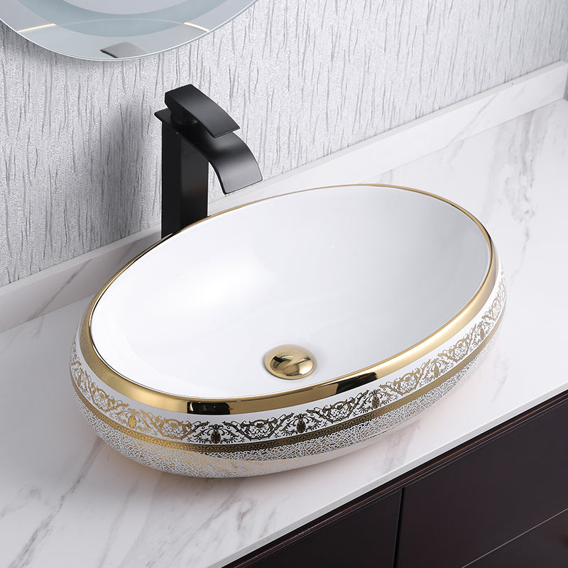 gold wash basin sink inart