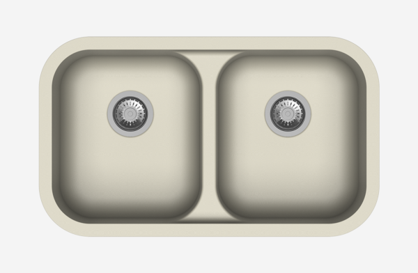Carysil Granite Quartz Kitchen Sink - Double Bowl Jumbo N200 32" x 19" Inch - InArt-Studio
