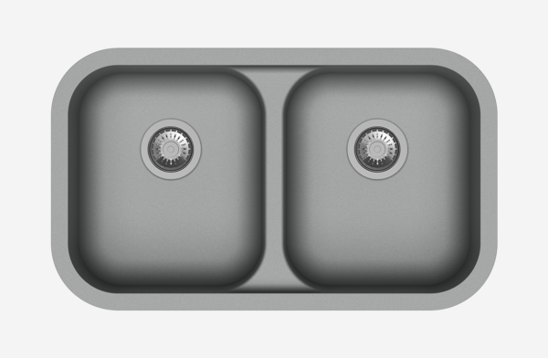 Carysil Granite Quartz Kitchen Sink - Double Bowl Jumbo N200 32" x 19" Inch - InArt-Studio