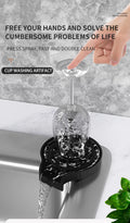 InArt Bottle Cleaner Sink Attachment - Glass Rinser,Kitchen Sink Faucet Bottle Washer - InArt-Studio