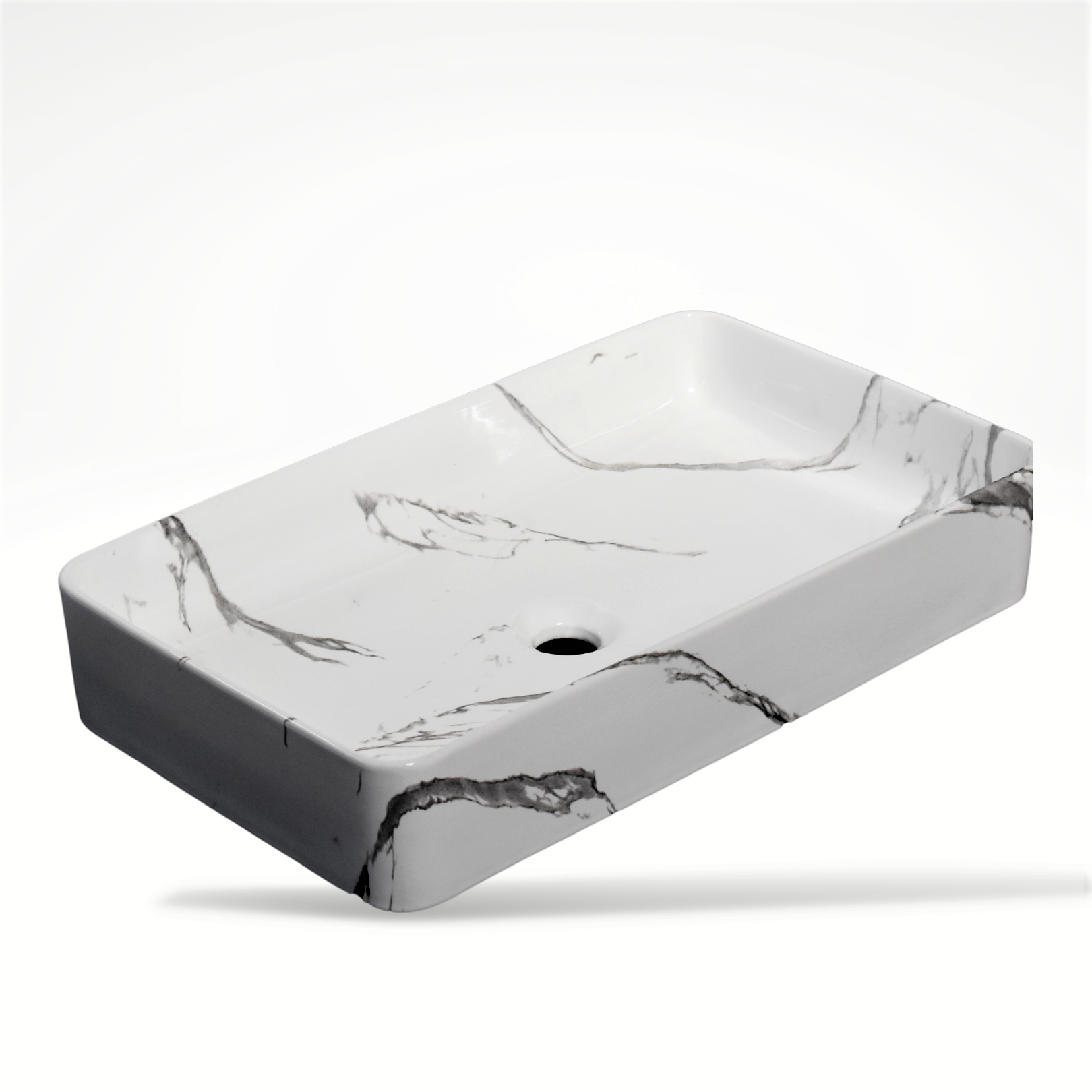 marble table top wash basin by inart ceramic