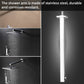 InArt SS304 Rainfall Shower Wall Mounted Rain Shower with 300 mm Shower Arm Chrome - InArt-Studio
