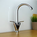 InArt 2 Lever Kitchen Sink Mixer 360° Rotatable Kitchen Sink Tap Faucet Chrome Color - InArt-Studio